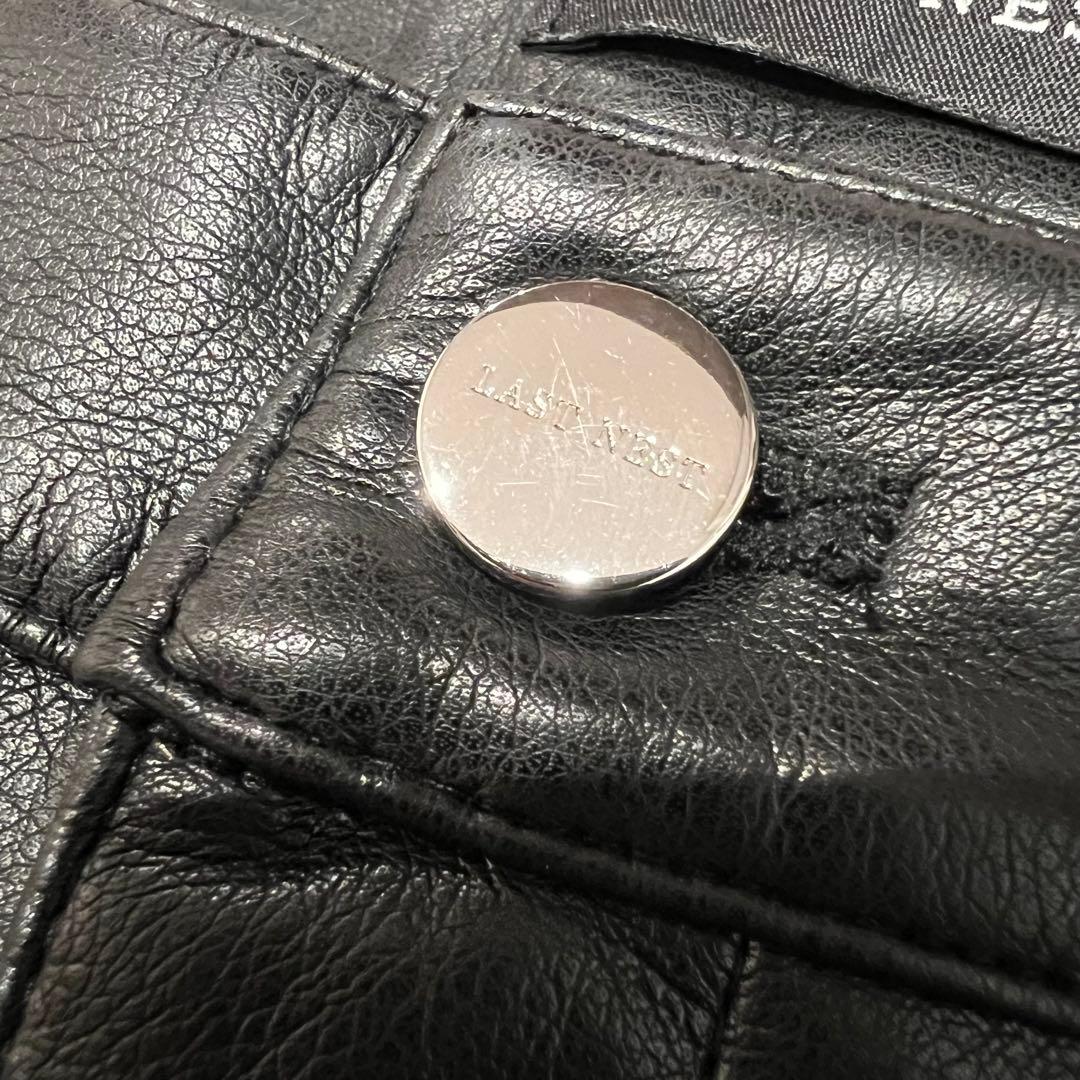 last nest レザーパンツ　nubian breath badhop