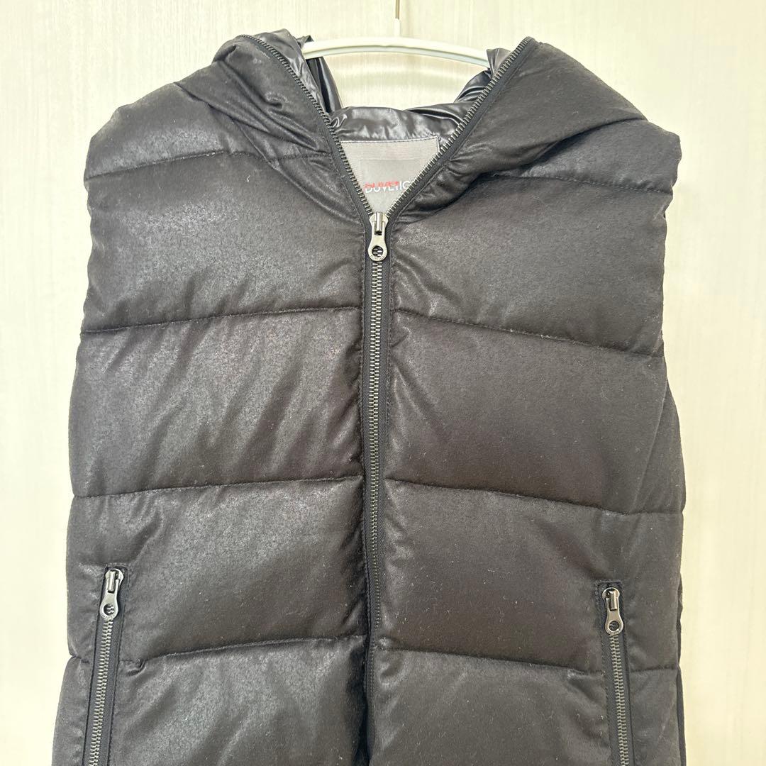 一回着美品DUVETICA ダウンベスト40ブラック黒FEBEDUEデュベティカ