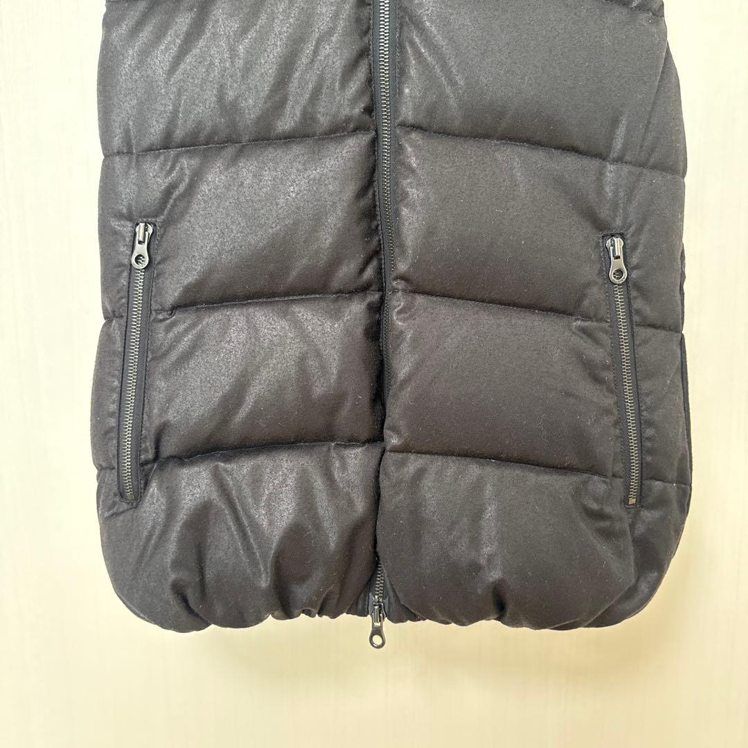 一回着美品DUVETICA ダウンベスト40ブラック黒FEBEDUEデュベティカ