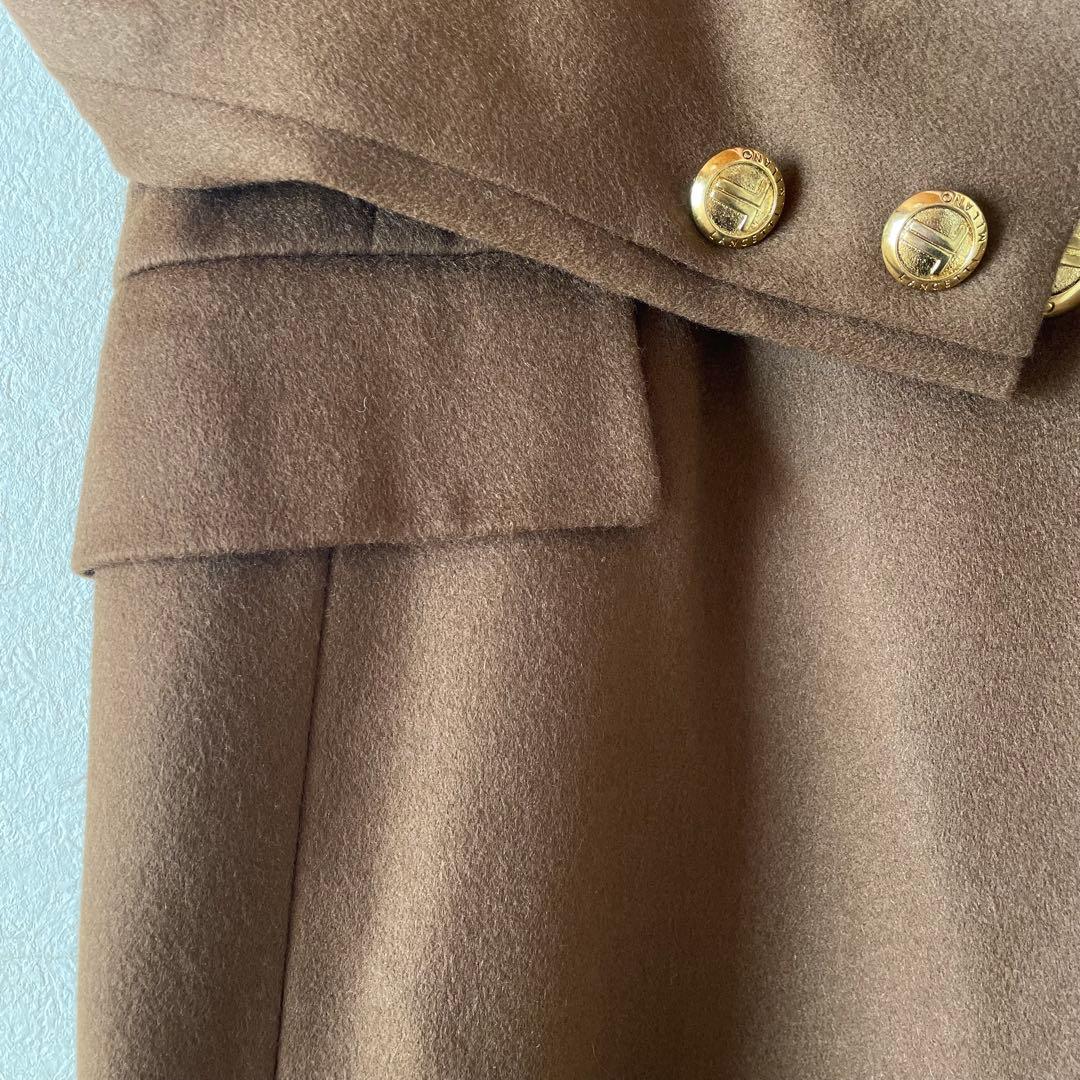 美品⭐︎LANCETTI ランチェッティ　カシミヤ　ジャケット　コート　ブラウン