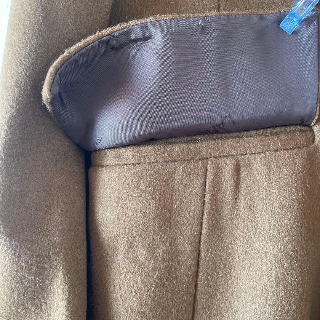 美品⭐︎LANCETTI ランチェッティ　カシミヤ　ジャケット　コート　ブラウン