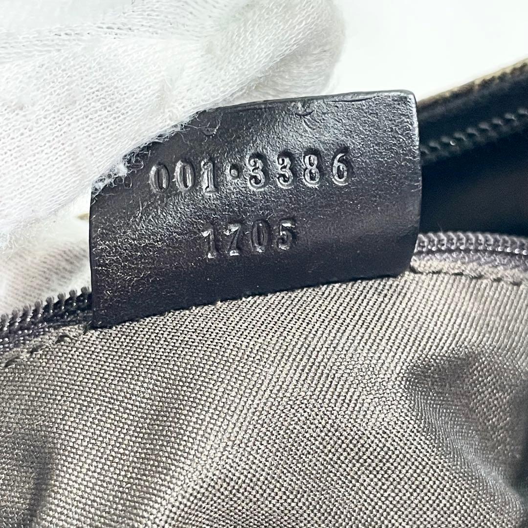 グッチ GG柄 ワンショルダー キャンバス ブラウン 大容量 多機能 肩がけ