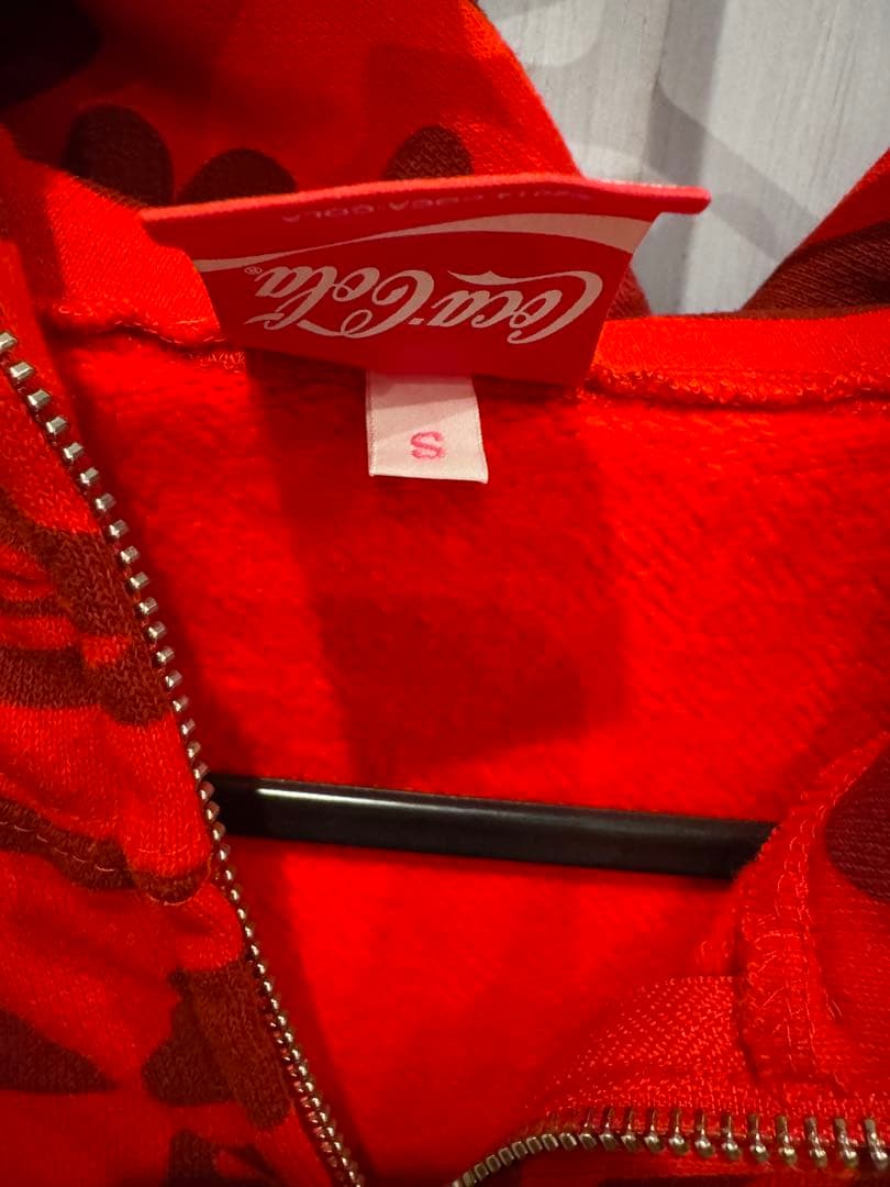 【希少】A Bathing Ape カモ柄パーカー×コカコーラ