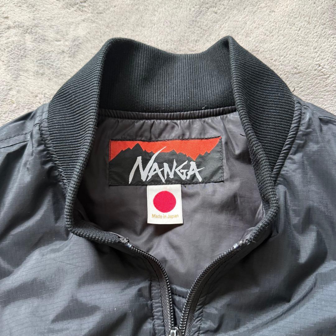 NANGA MA-1 ブルゾン オーロラダウンジャケット 黒　アウター