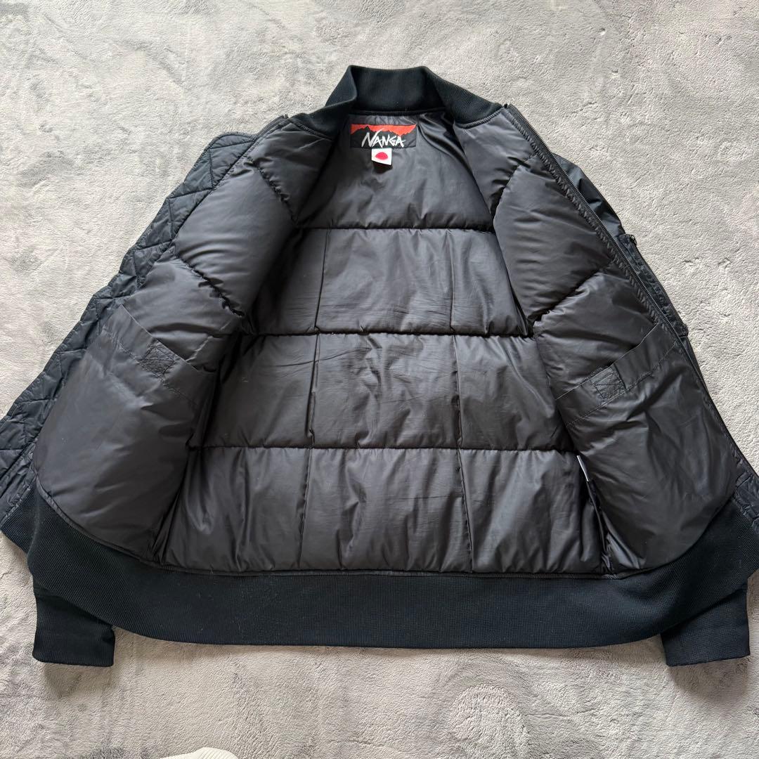 NANGA MA-1 ブルゾン オーロラダウンジャケット 黒　アウター