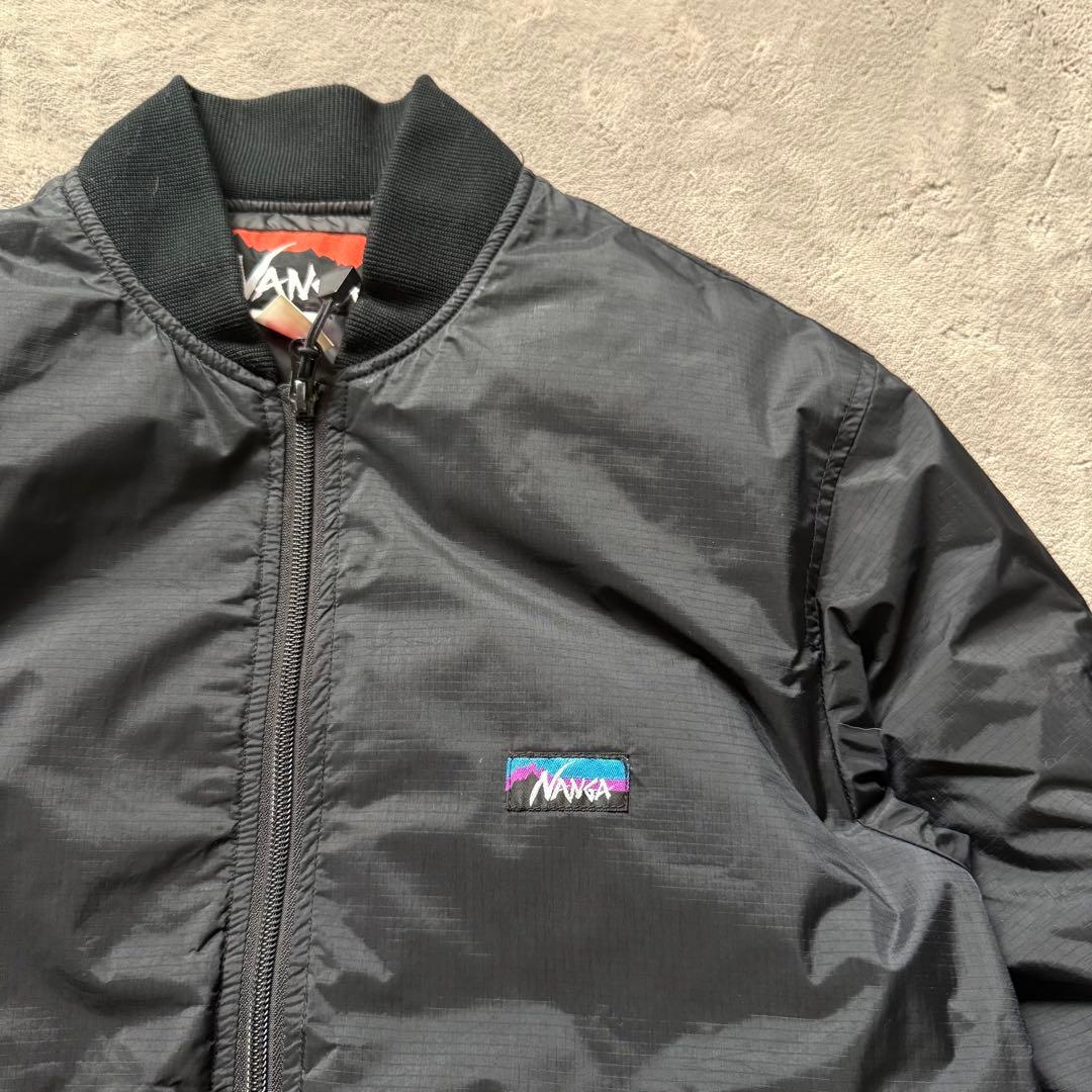 NANGA MA-1 ブルゾン オーロラダウンジャケット 黒　アウター