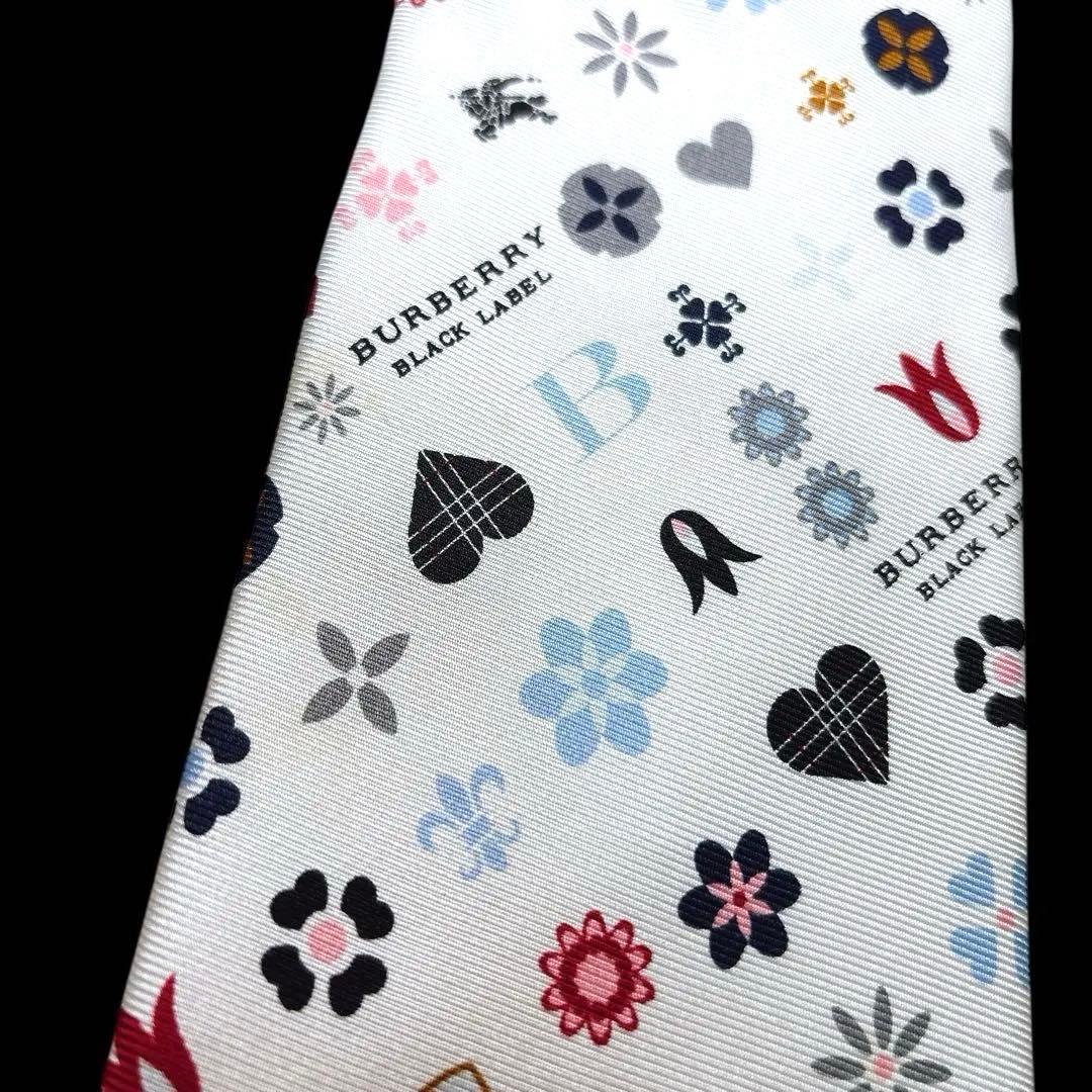 バーバリーブラックレーベル 紋章 エンブレム アイコンミックス ネクタイ