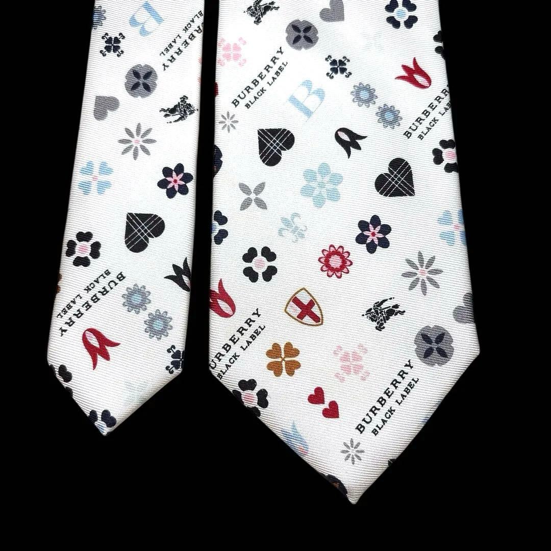 バーバリーブラックレーベル 紋章 エンブレム アイコンミックス ネクタイ