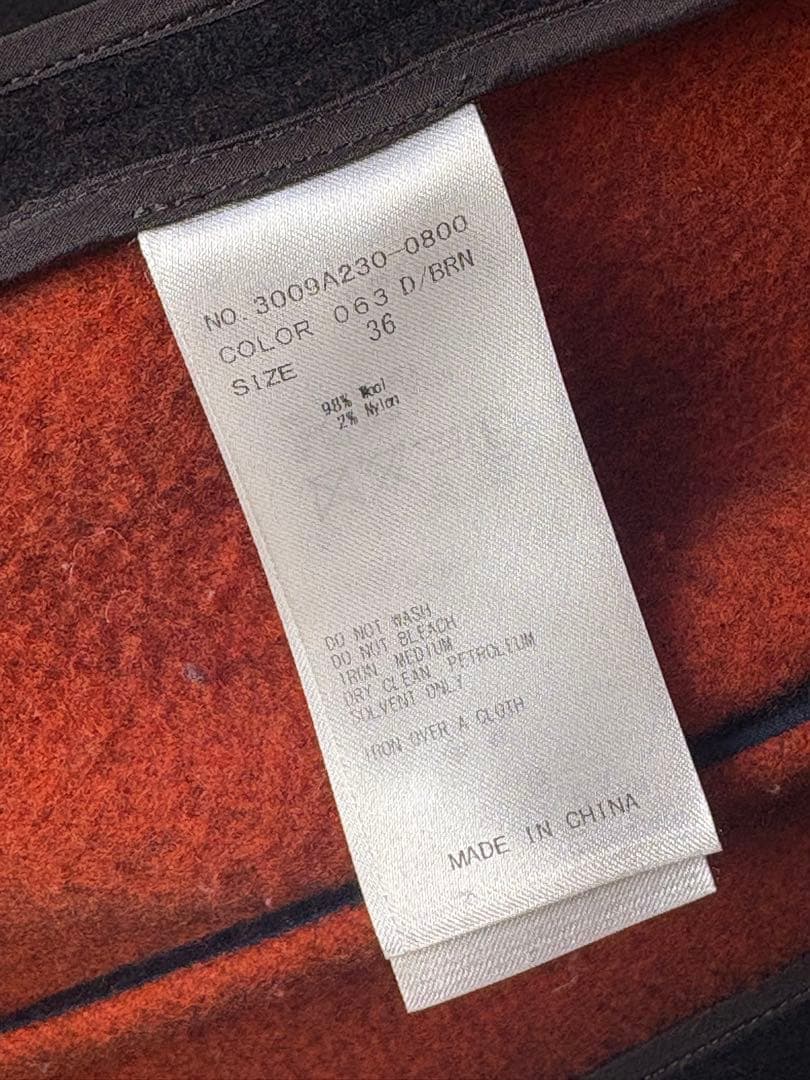 ENFÖLD リバーウールスリットコート 36