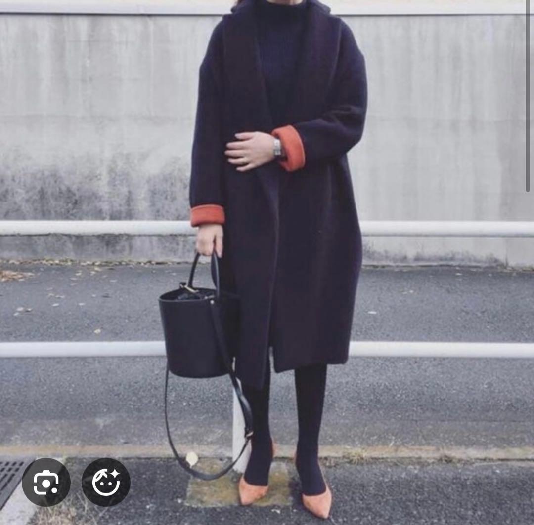 ENFÖLD リバーウールスリットコート 36