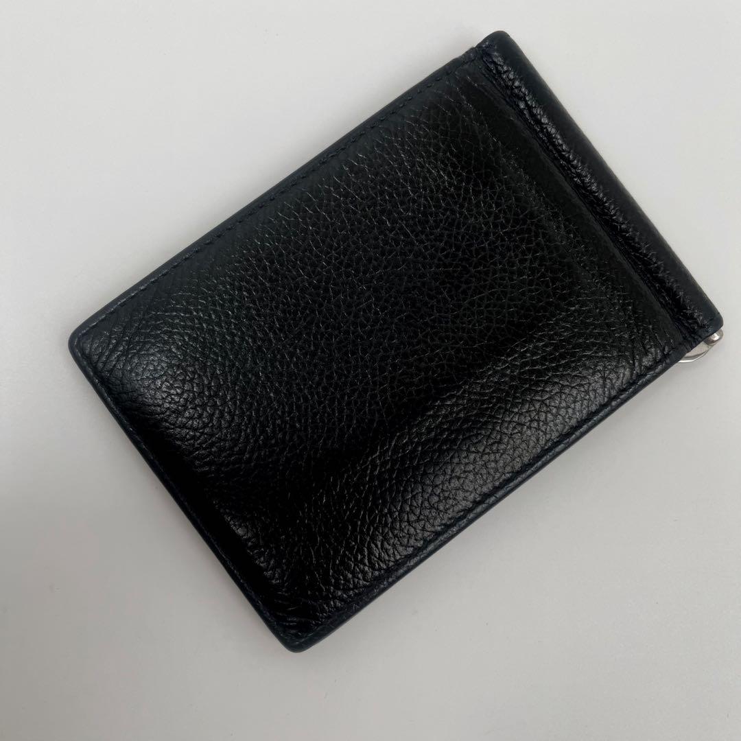 ✨美品✨ BALENCIAGA マネークリップ ブラック レザー メンズ　付属品