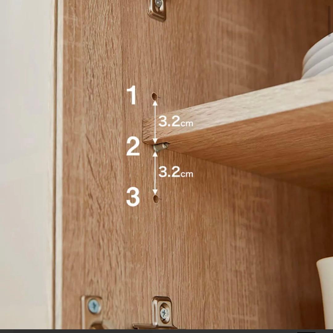 miN•Kujira【送料込み】LOWYA レンジボード キッチンボード