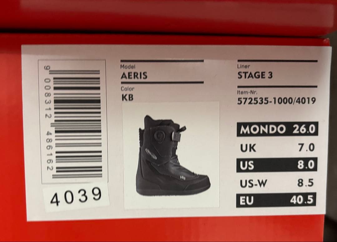 DEELUXE AERIS スノーボードブーツ 26.0cm KB