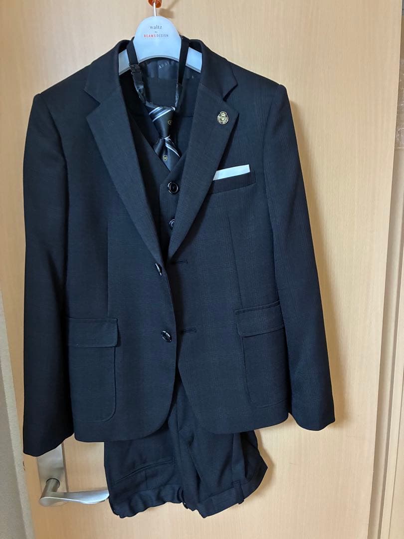 waltz by BEAMS DESIGN 150 男の子 フォーマルスーツ　黒