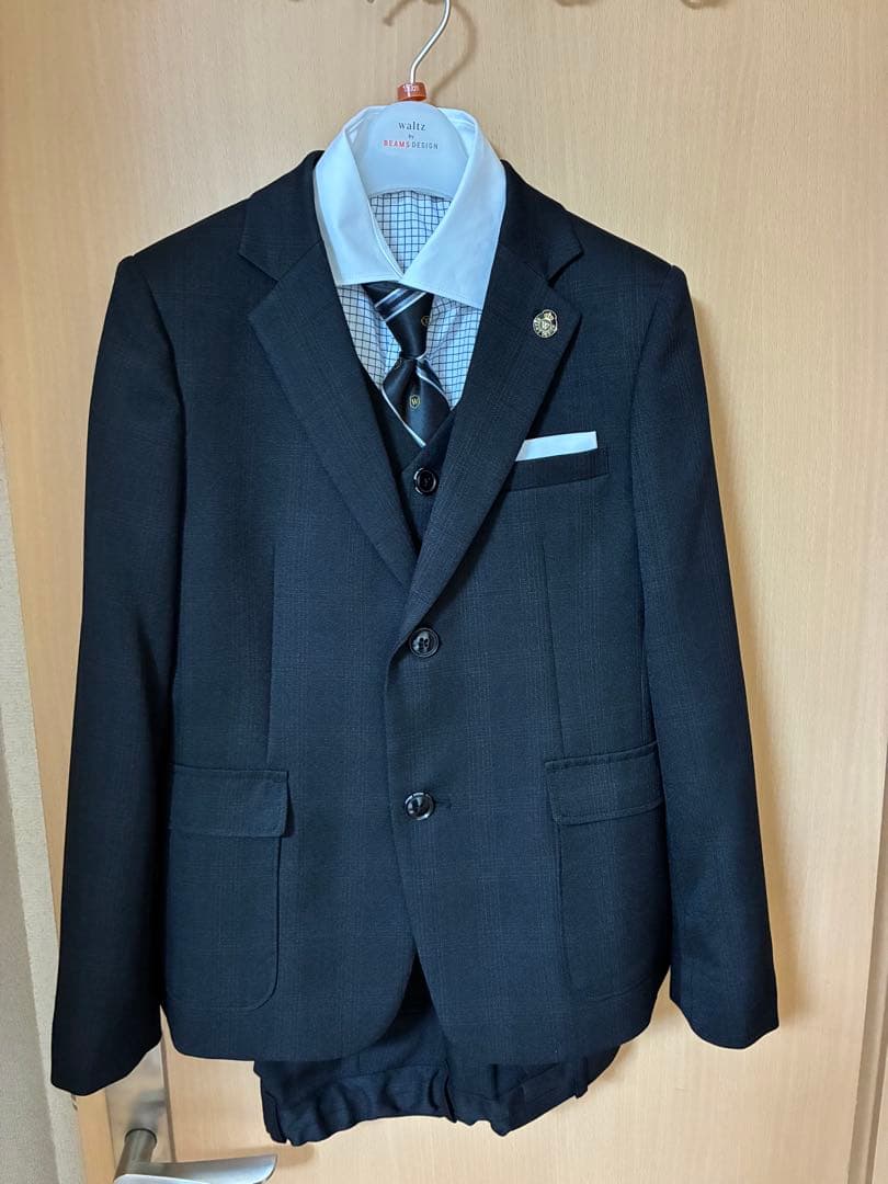 waltz by BEAMS DESIGN 150 男の子 フォーマルスーツ　黒