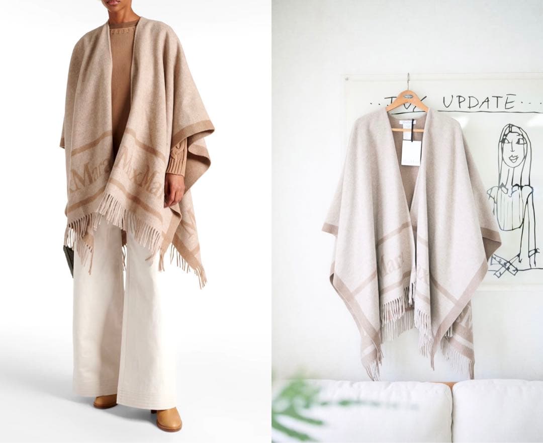 MAX MARA マックスマーラ ケープ ポンチョ コート