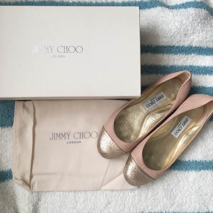 JIMMY CHOO ジミーチュウ フラットシューズ