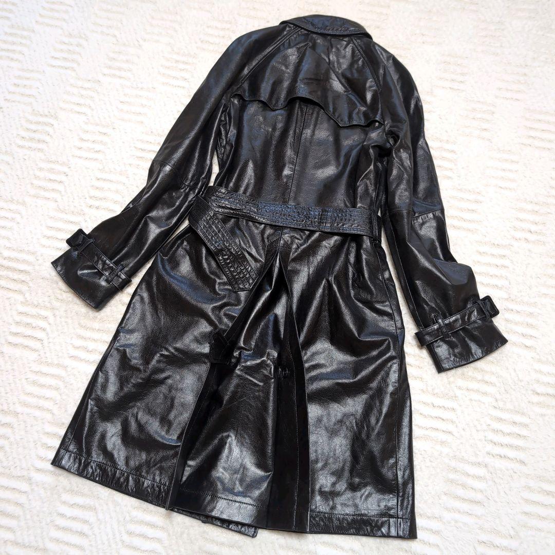 未使用✨Paul Smith Women ボールスミス 本革 トレンチコート