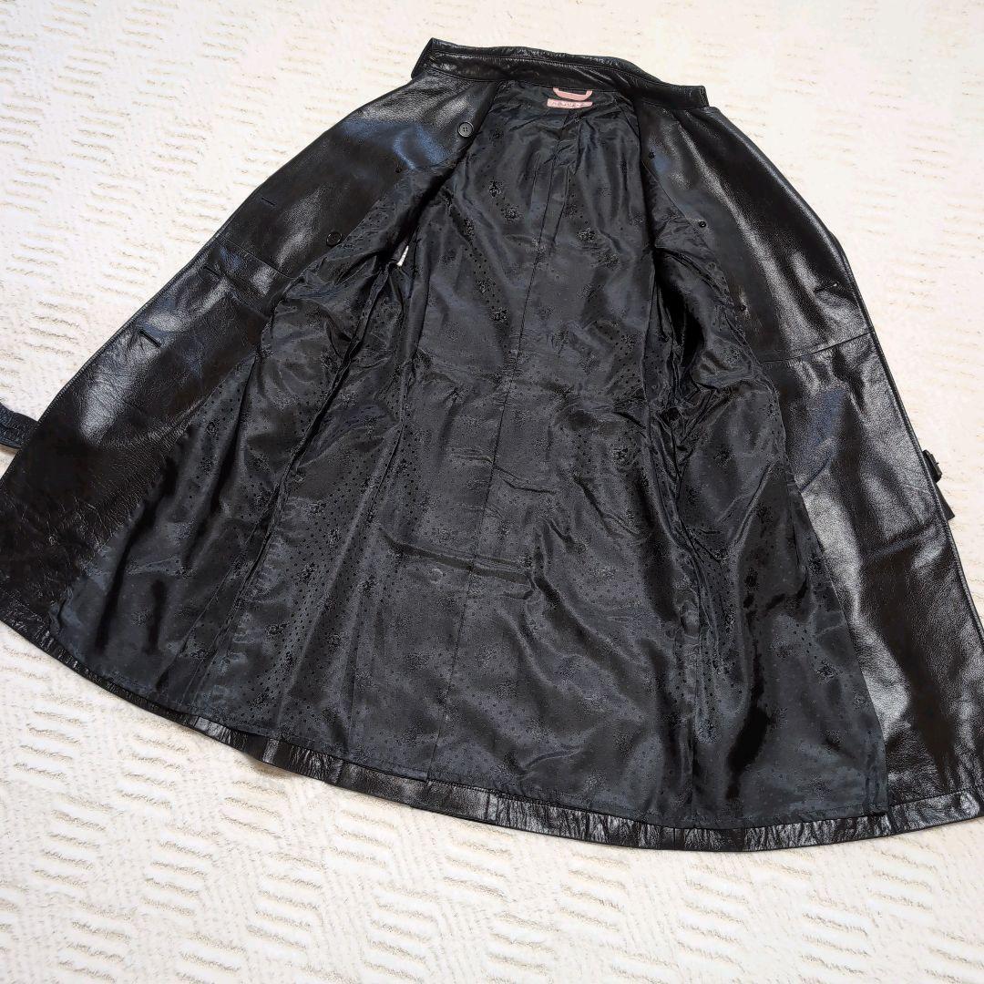 未使用✨Paul Smith Women ボールスミス 本革 トレンチコート