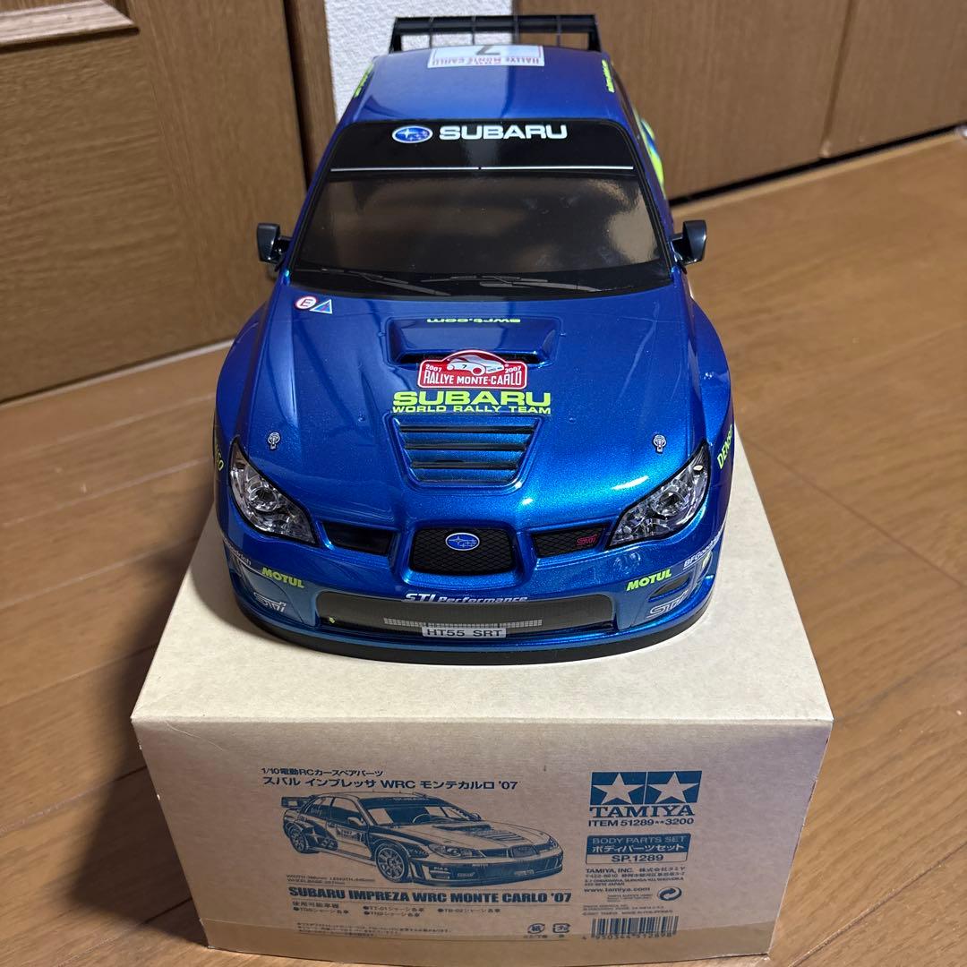 SUBARU インプレッサ WRC モンテカルロ '07 1/10 ボディ新品！