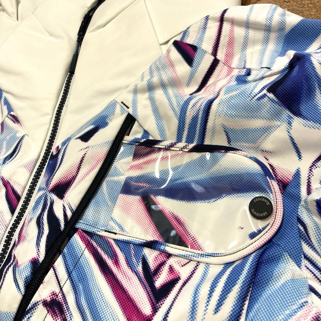 【未使用】デサントdescentスキーウェア スキー スノボジャケットMメンズ白