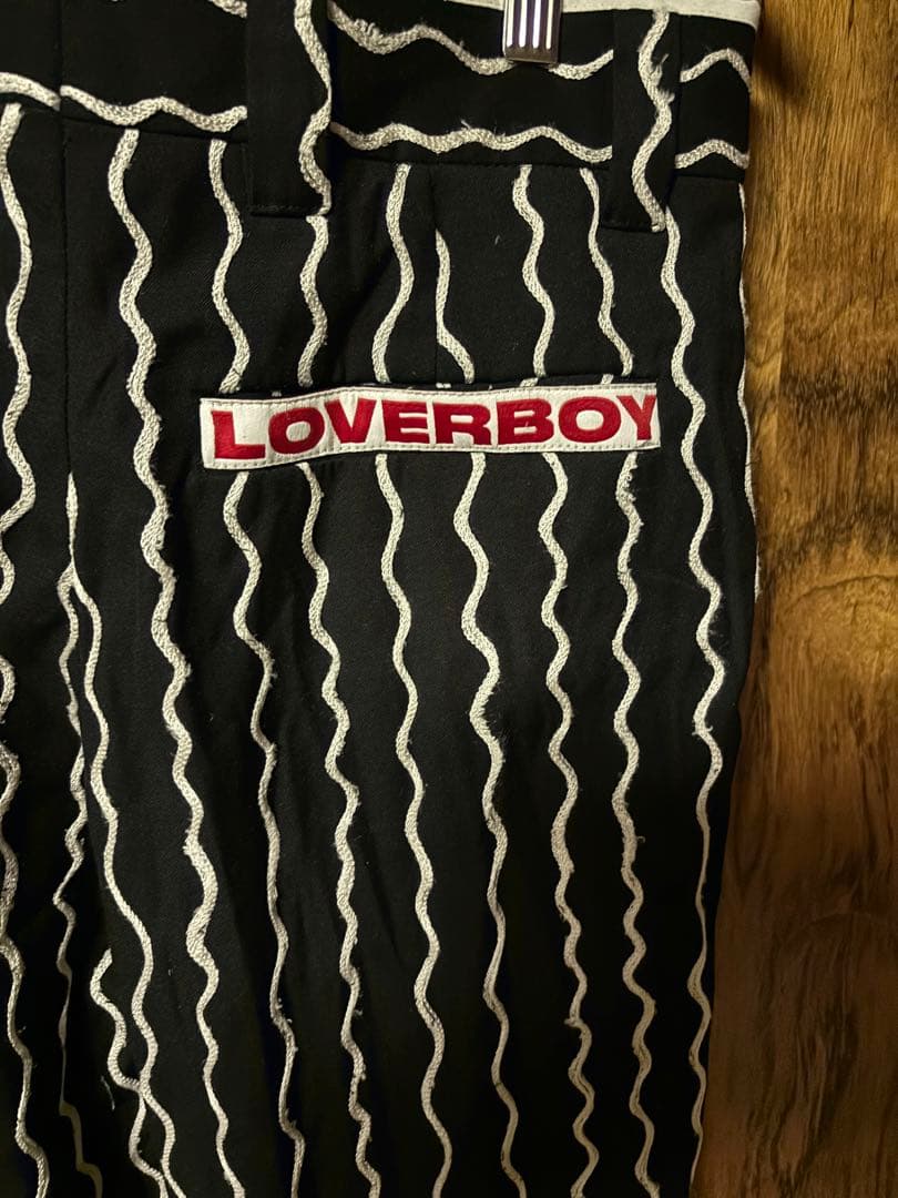 LOVERBOY 波状ストライプ スラックス