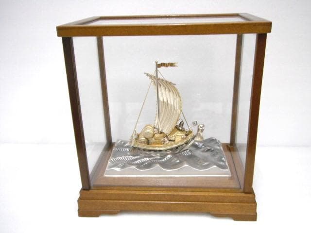 TAKEHIKO 武比古作 シルバー985 純銀 置物 宝船