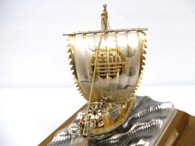 TAKEHIKO 武比古作 シルバー985 純銀 置物 宝船