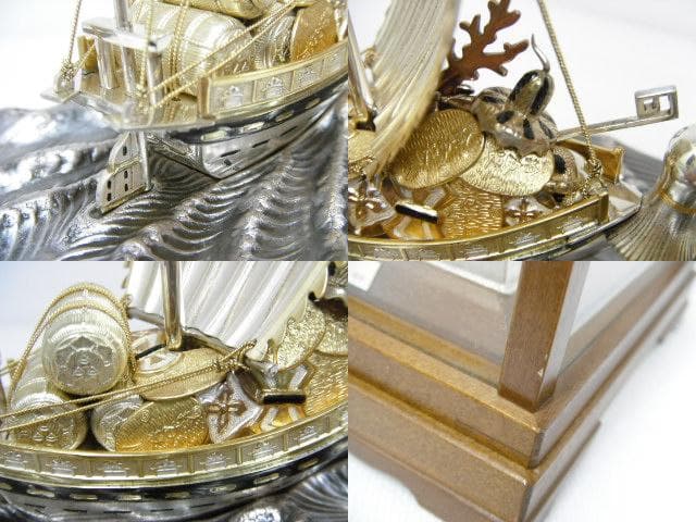 TAKEHIKO 武比古作 シルバー985 純銀 置物 宝船