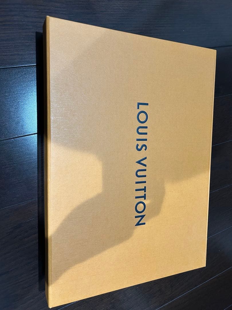 Louis Vuitton グレー ストライプ マフラー