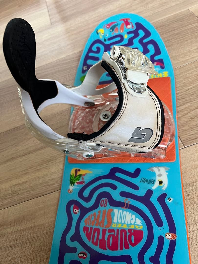 【ooo】BURTON 80センチ　スノーボード　ビンディング付き