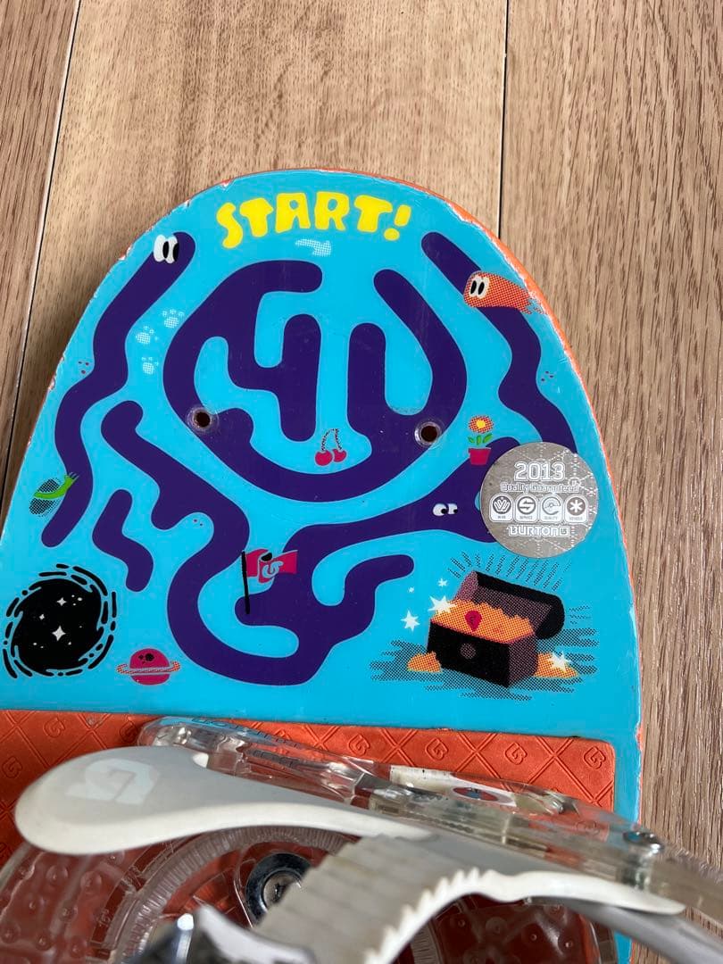 【ooo】BURTON 80センチ　スノーボード　ビンディング付き