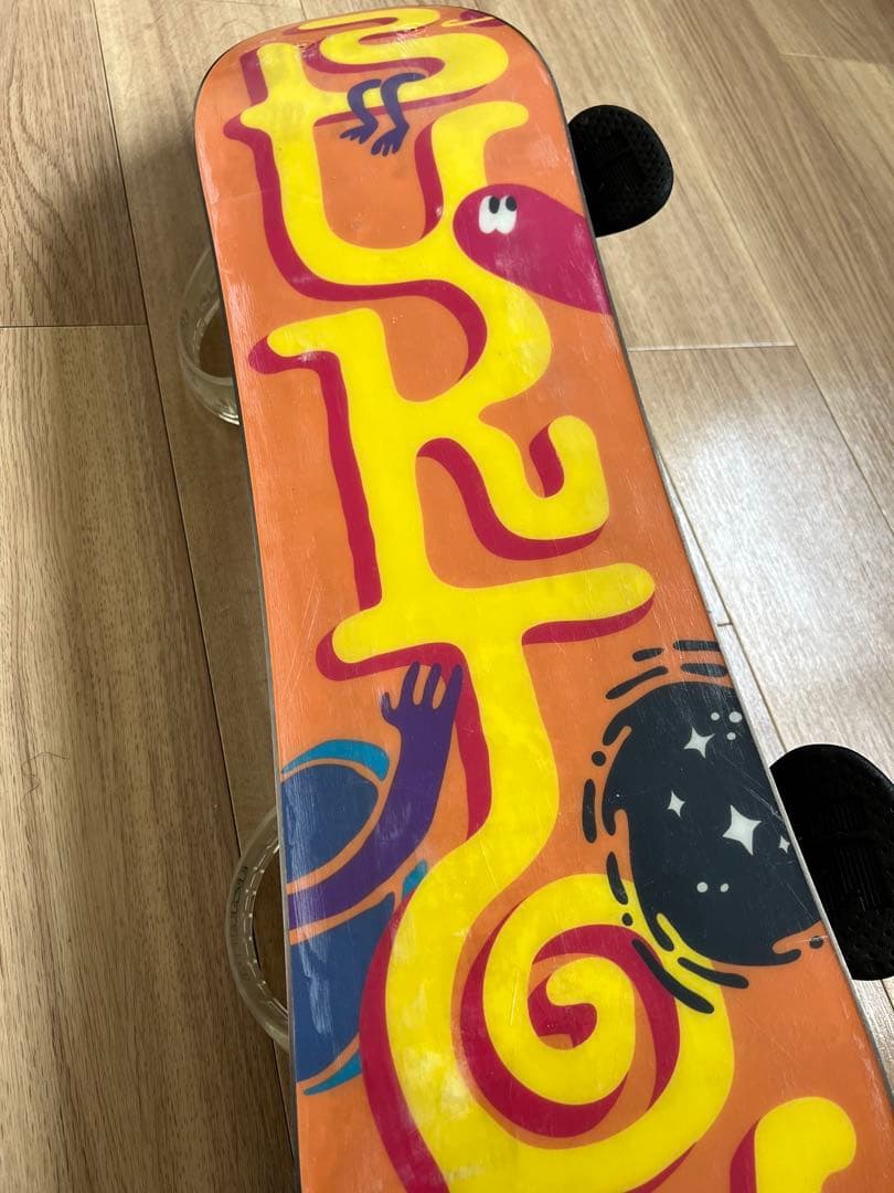 【ooo】BURTON 80センチ　スノーボード　ビンディング付き