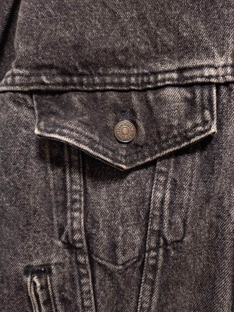 なると　80s★USA製★リーバイス★70507先染めブラックデニム