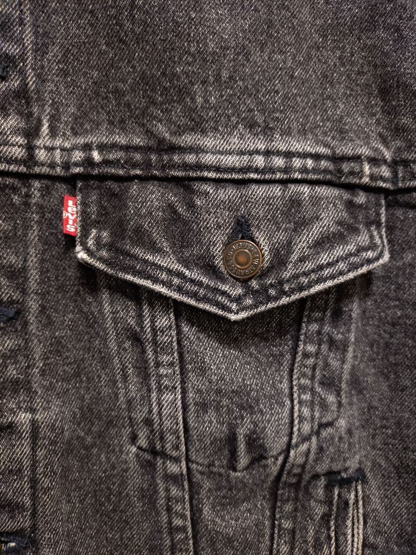 なると　80s★USA製★リーバイス★70507先染めブラックデニム