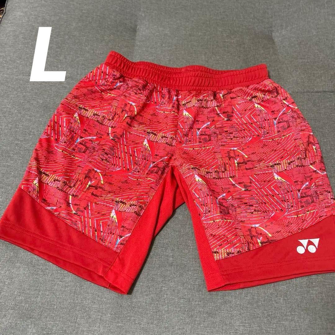 バドミントンヨネックスハーフパンツ日本代表サイズL紐なし