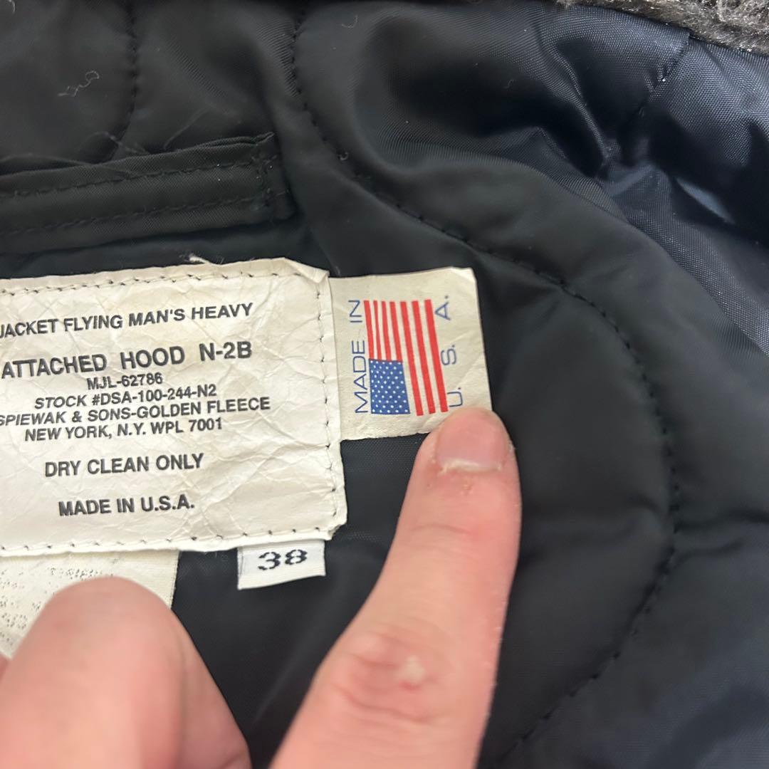 I.SPIWAK スピワック usa製 N-2B フライトジャケット
