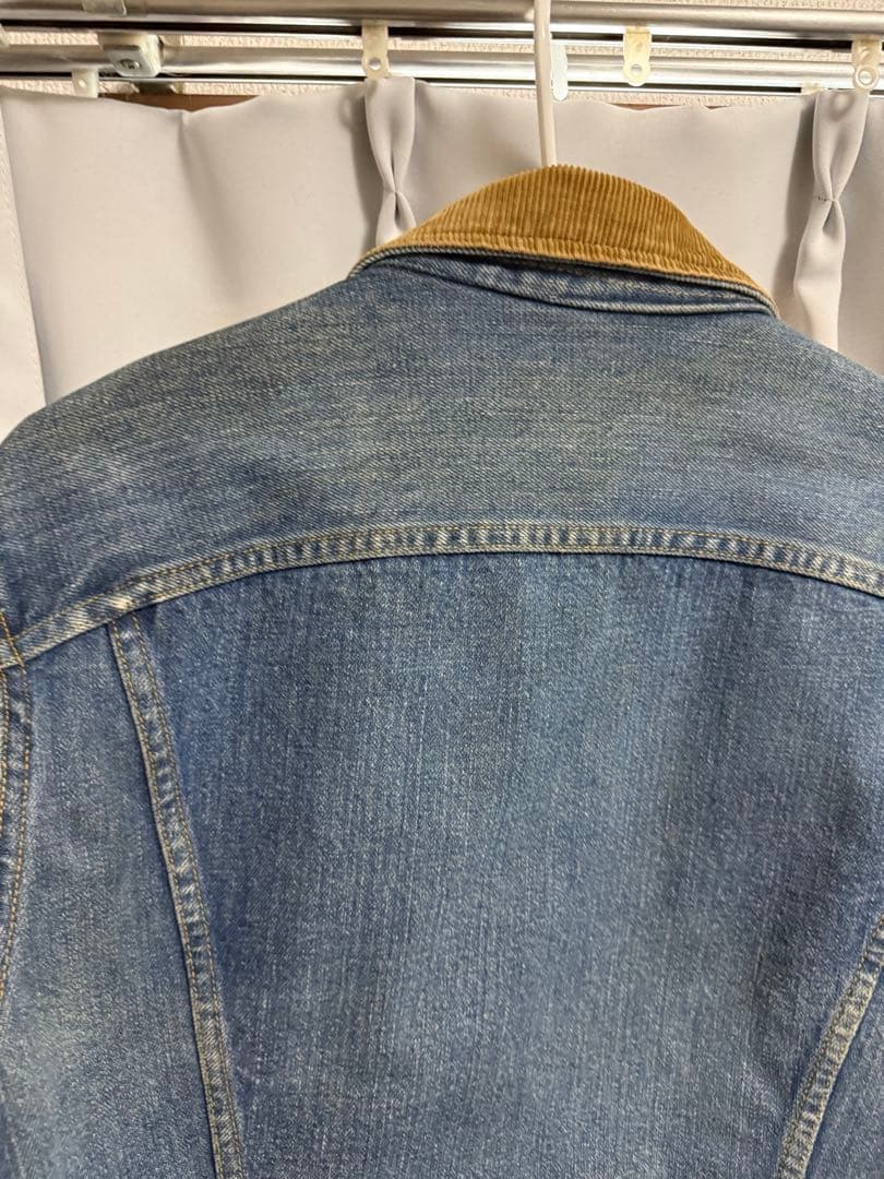 ビンテージ　Lee storm rider デニム ジャケット コーデュロイ襟