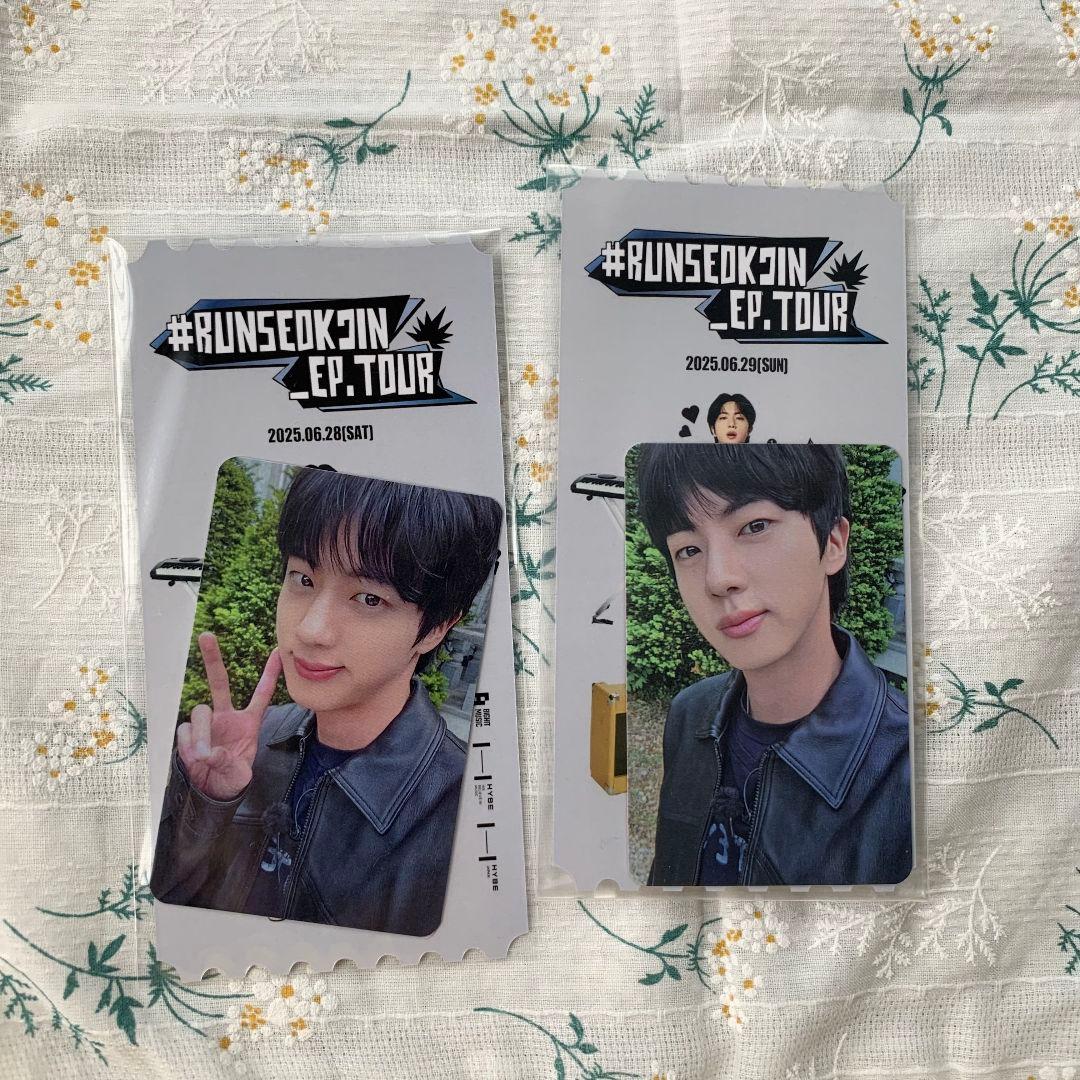 RUNSEOKJIN_EP.TOUR IN GOYANG ジン トレカ 2枚