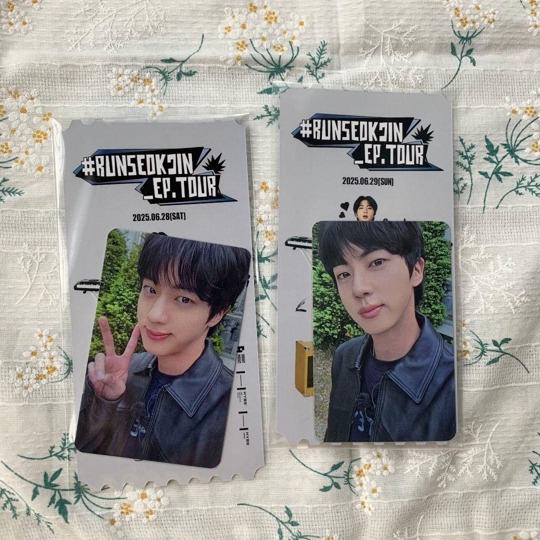 RUNSEOKJIN_EP.TOUR IN GOYANG ジン トレカ 2枚