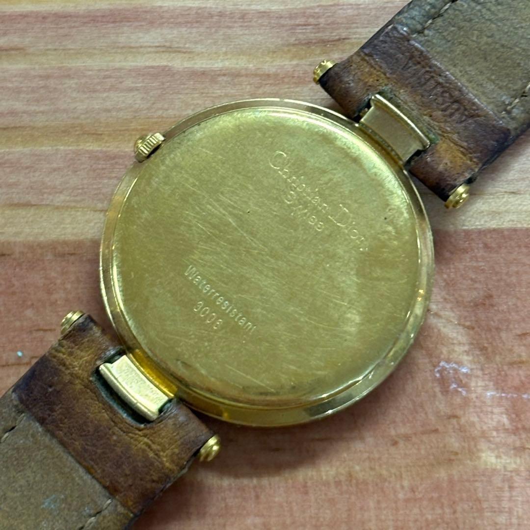 Christian Dior 腕時計 3006 ヴィンテージ ゴールドケース