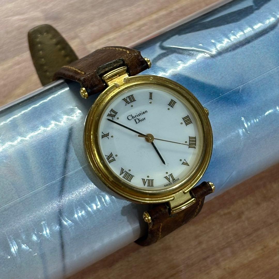 Christian Dior 腕時計 3006 ヴィンテージ ゴールドケース