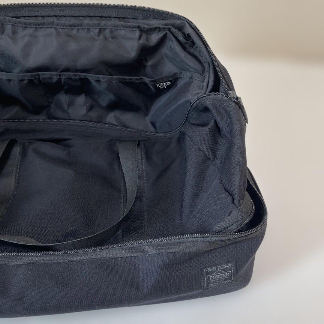 PORTER ブラック ゴルフ用　２層構造　ボストンバッグ