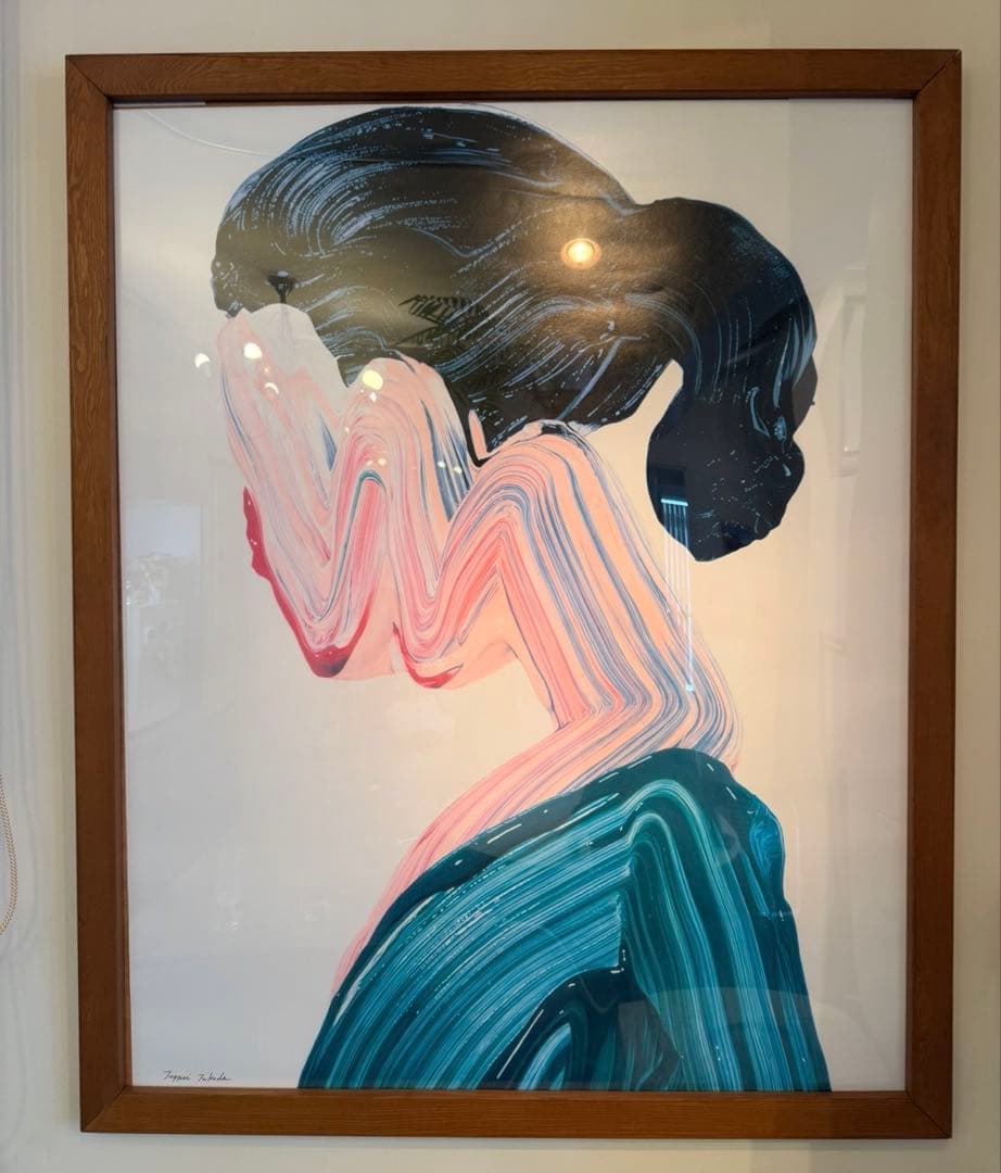 shimosu　武田鉄平　直筆サイン入りポスター