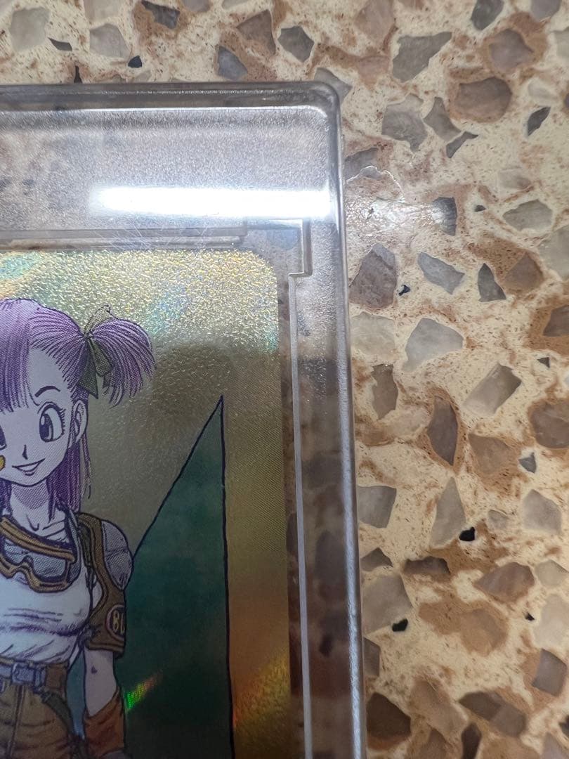 ドラゴンボール超カードゲーム　エナジーマーカー　ブルマ　金E-73 英語　おまけ