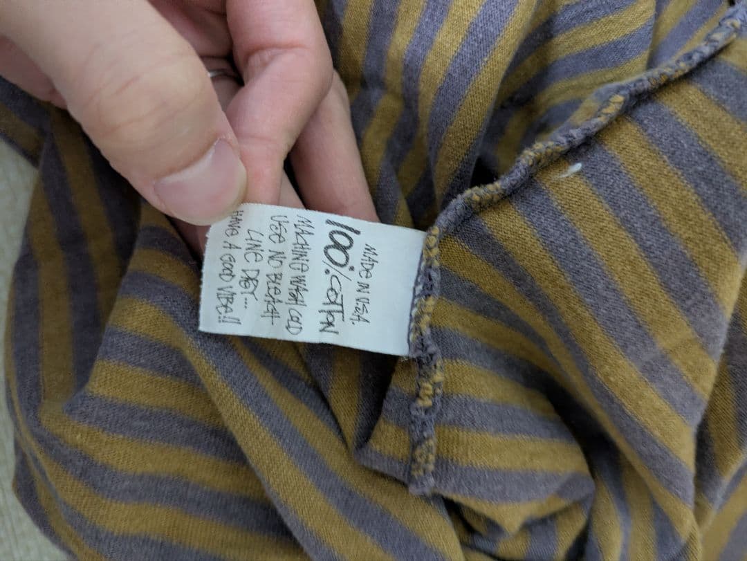 Stussy 80s old vintage ストライプTシャツ Lサイズ