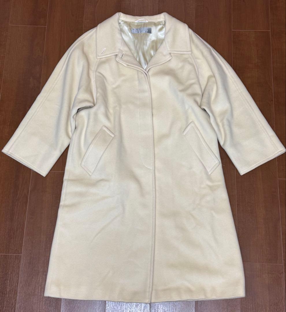 【MaxMara】　ベルデッドデザイン　ロングコート