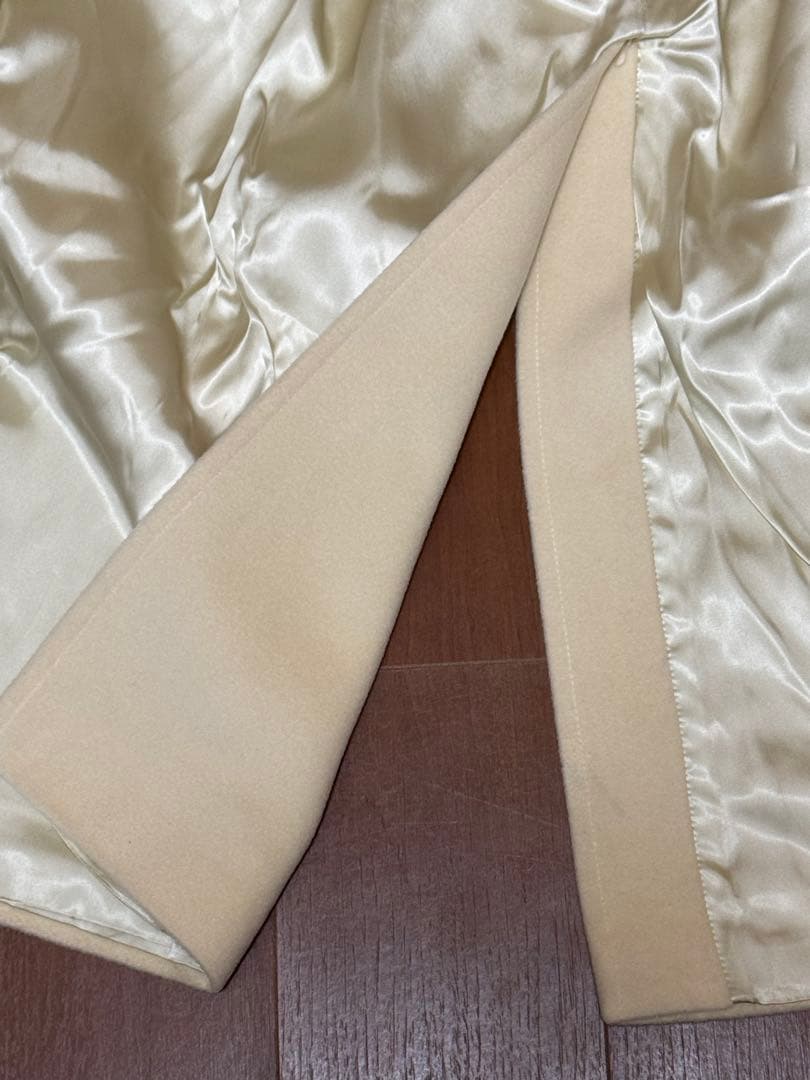 【MaxMara】　ベルデッドデザイン　ロングコート