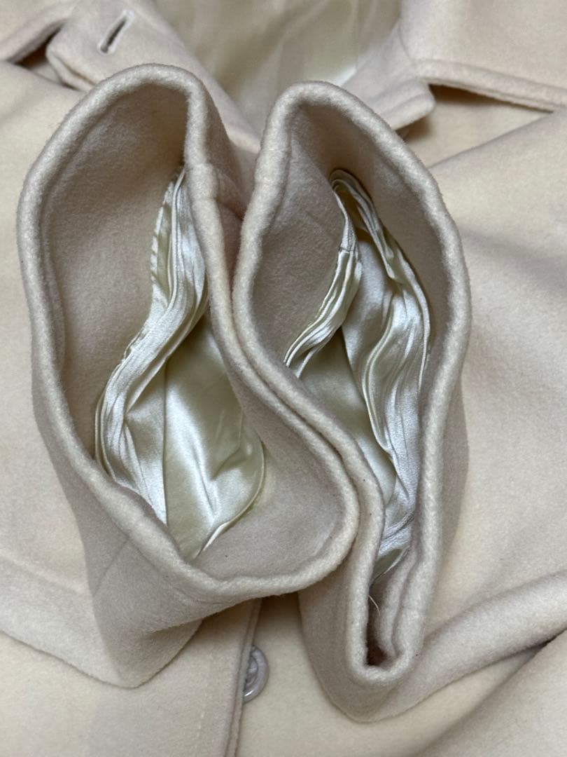 【MaxMara】　ベルデッドデザイン　ロングコート