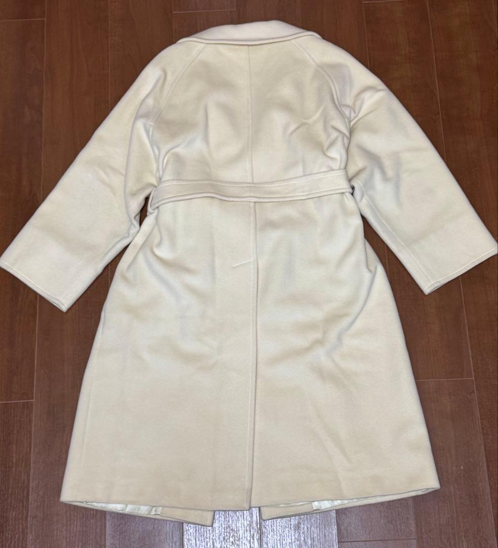 【MaxMara】　ベルデッドデザイン　ロングコート